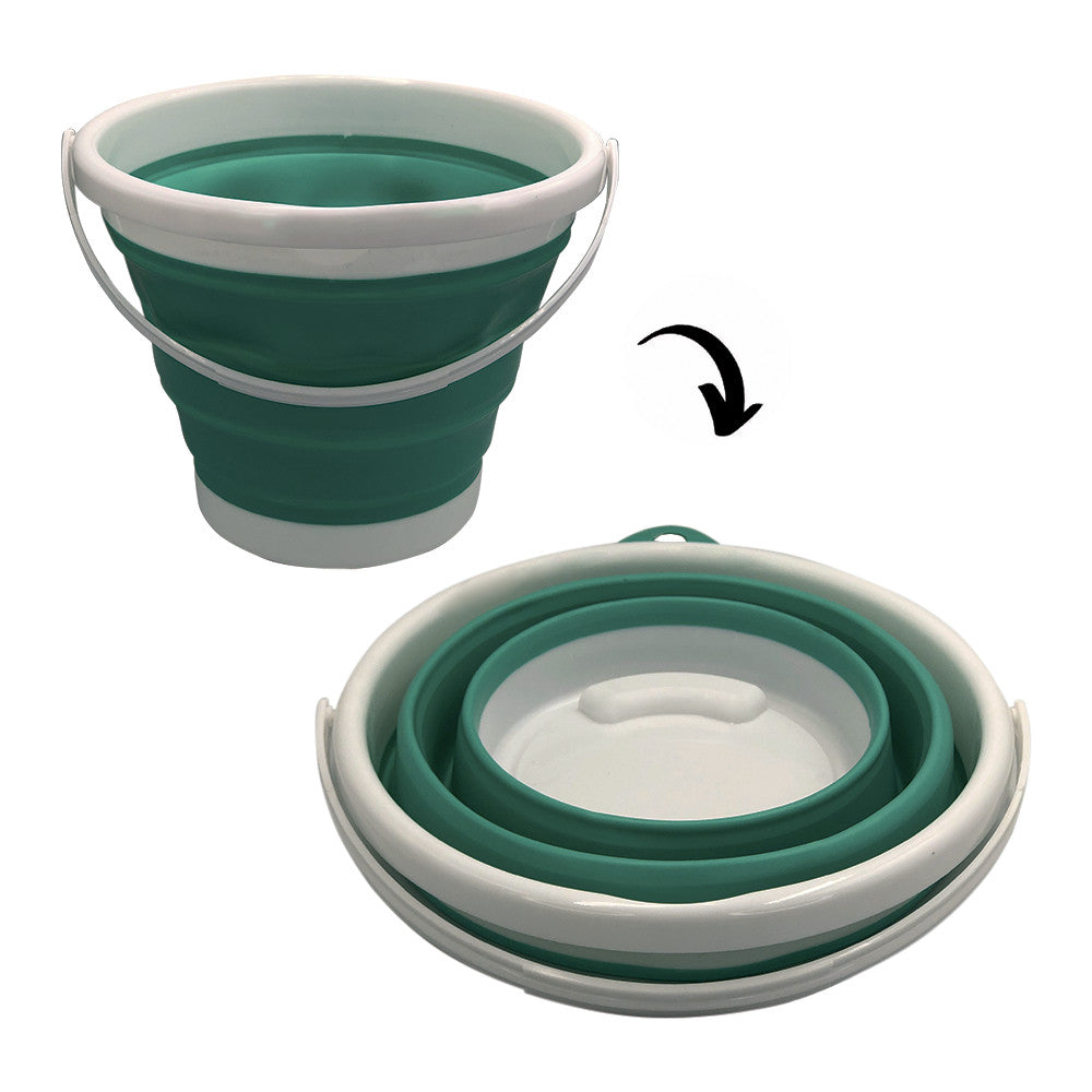 Balde Retratil de Silicone 10 Litros - Cor Sortida