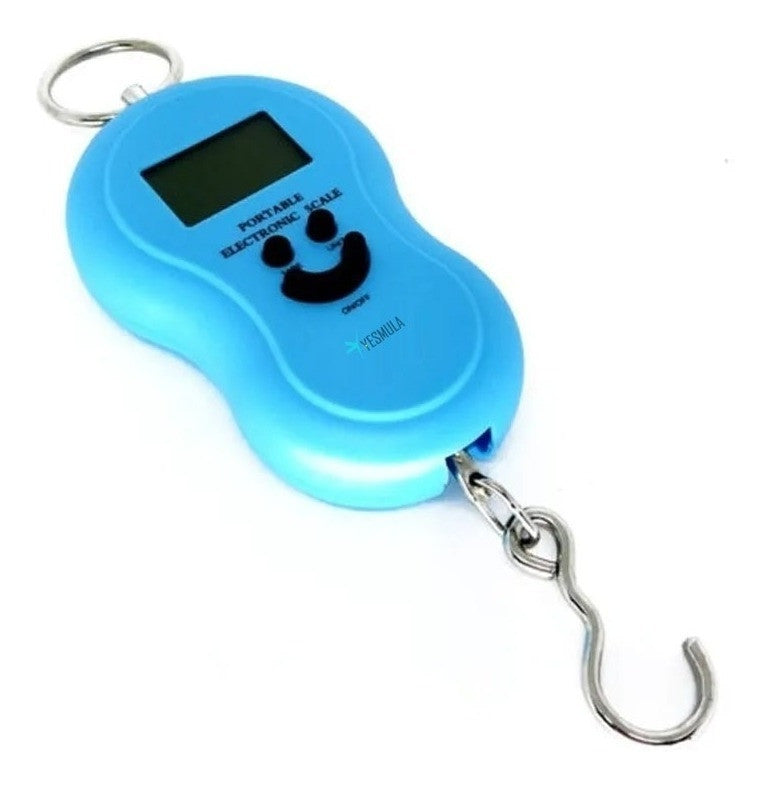 Balança Portátil Digital Mão Bolsa Mala Peixe Até 50kg