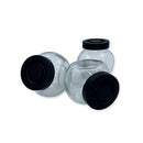 Conjunto Porta Condimentos 180ml Preto com 3 Unidades Preto