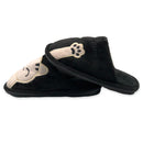 Pantufa Gatinho Infantil Preto Tam. 34/35