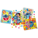 Brinquedo Educativo Stitch Pega Pompom Com Placas, Pompons E Pinças