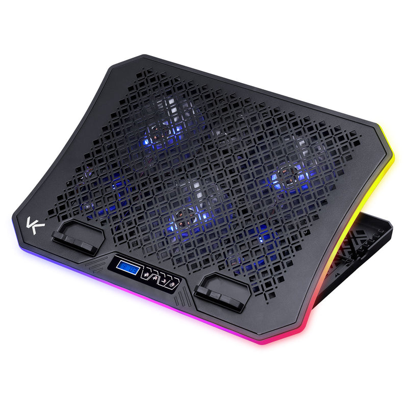 Base Para Notebook Snow Rgb - Ate 19" - 6 Fans - Com Controlador E Suporte P/ Celular - Cn200