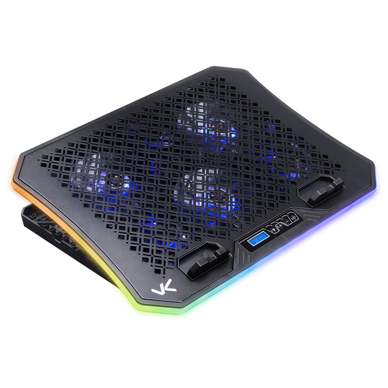 Base Para Notebook Snow Rgb - Ate 19" - 6 Fans - Com Controlador E Suporte P/ Celular - Cn200