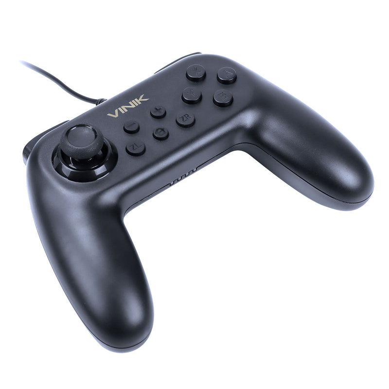 Controle Para Nintendo Switch Com Fio Usb Modelo Ns Preto - Vinik