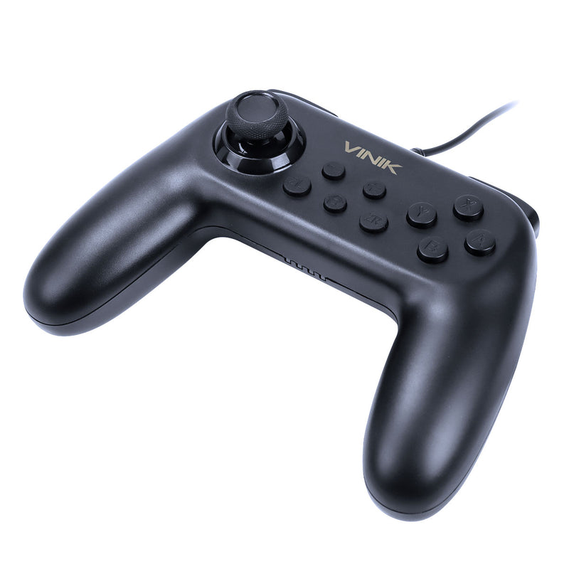 Controle Para Nintendo Switch Com Fio Usb Modelo Ns Preto - Vinik