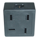 PLUG ADAPTADOR DUPLO FONE/ FAX/ MODEM PRETO - PC / 10
