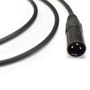 Cabo Para Microfone 0,20 Mm Conector Xlr Macho/ Xlr Femea Ninja 10ft 3,05 Metros Preto [f018]
