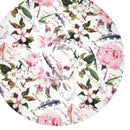 Kit 4 Capas Para Sousplat Flores Poesia 35cmx35cm - UN / 4