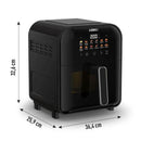 Fritadeira Air Fryer Arno Easy Fry Turbo 6L Preta AFI6 127V