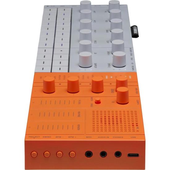 Módulo de Produção Yamaha SEQTRAK Laranja
