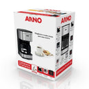 Cafeteira Elétrica Arno Preferita Inox 750ml Jarra de Vidro 220V