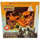 Miniatura Colecionavel Forte Apache Indios 24pc 2cav