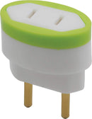 Adaptador Pino Chato 2 Pinos 10a/250v Branco C/12un Dn1549 - PC / 12