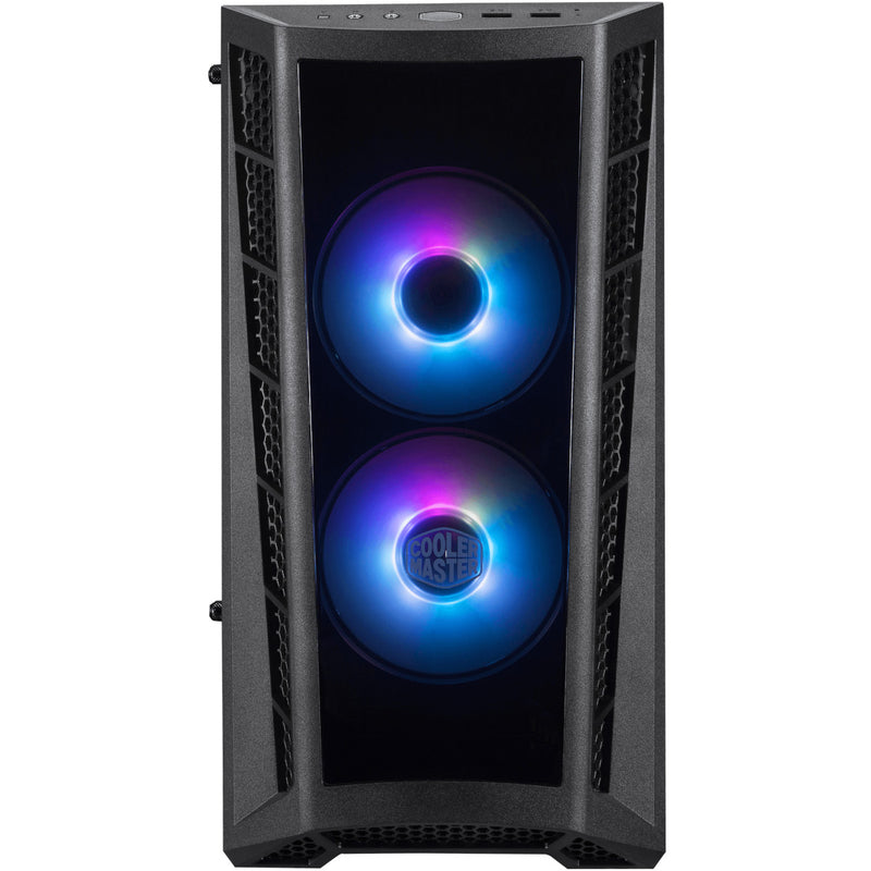 Gabinete Cooler Master Masterbox Mb320l Argb Lateral Vidro Temperado 2 Fans Argb Frontal Acrílico - Mcb-b320l-kgnn-s02