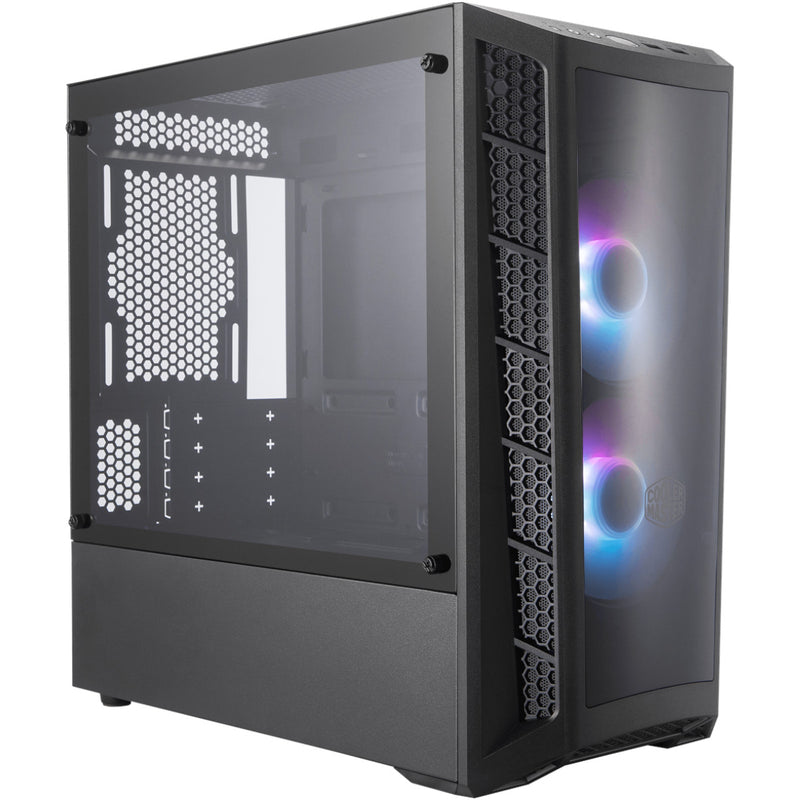 Gabinete Cooler Master Masterbox Mb320l Argb Lateral Vidro Temperado 2 Fans Argb Frontal Acrílico - Mcb-b320l-kgnn-s02