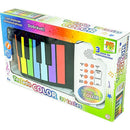 Teclado Infantil Color Flexível Com 37 Teclas E Sons De Instrumentos