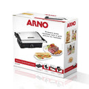 Grill Arno Dual GNOX Inox Com Abertura de 180° 127v