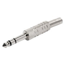 Conector P10 Macho Linha Stereo Niquel Com Mola Storm 50 Unidades