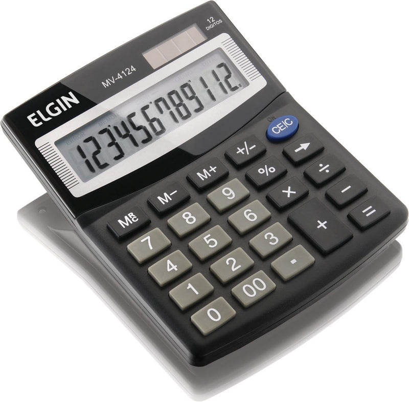 Calculadora De Mesa 12 Digitos Mv-4124 Preta