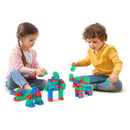 Brinquedo Para Montar Monta Mais Blocolândia Click Com 120 Peças Coloridas