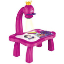 Mesa Projetora De Desenho Princesas Disney 2 Em 1 Com 24 Imagens