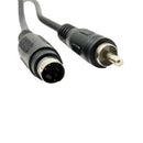 CABO DE VÍDEO MINI DIN RCA 2 METROS 49 MDIN4RCA-NI - PC / 10