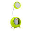 Luminaria Mesa Usb Portatil Articulavel Abajur  Cor:verde