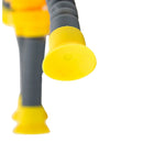 Robo Pop It Tubo Luz Led Estica Puxa Gruda Boneco Amarelo