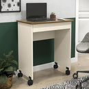 Mesa Escrivaninha Para Computador Off White Freijó