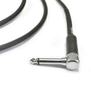 Cabo De Guitarra Angel 0,30mm Conector P10/p10 90º 15ft 4,57 Metros Preto