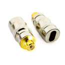 Conector Rca Fêmea Metal Gold Storm 10 Unidades