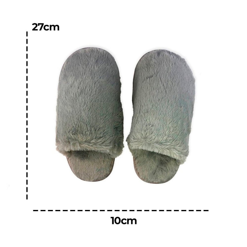 Pantufa Feminina Felpuda 40/41 Cinza