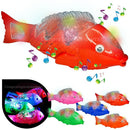 Peixe Musical C/ Luz Led Bate Cauda Brinquedo