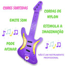 Guitarrinha Brinquedo Infantil Guitarra De Plástico Musical