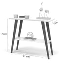 Aparador Slim Times Branco Amadeirado