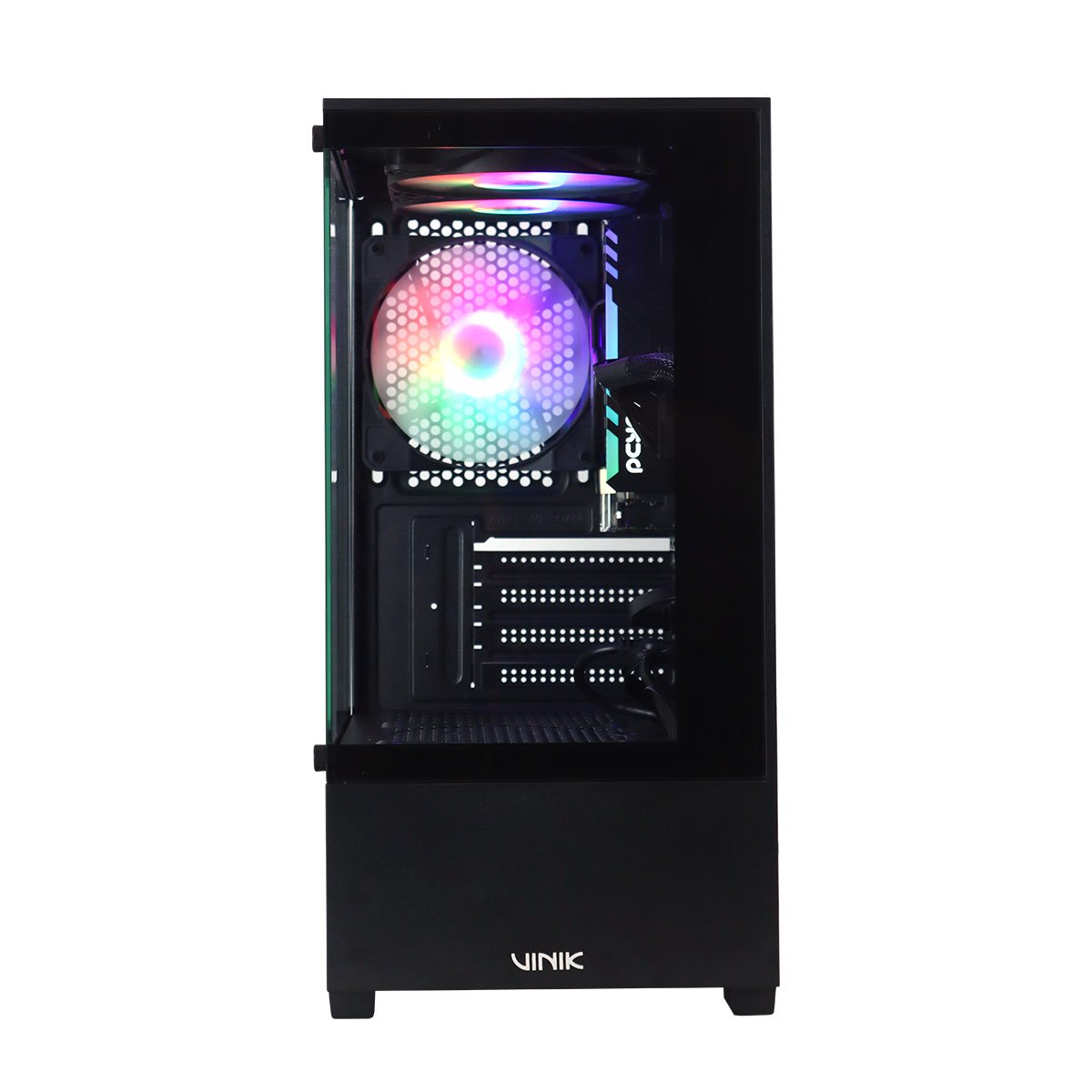 Gabinete Gamer Vinik G-shield Vidro Temperado C/ 3 Fans - Gggsvbk