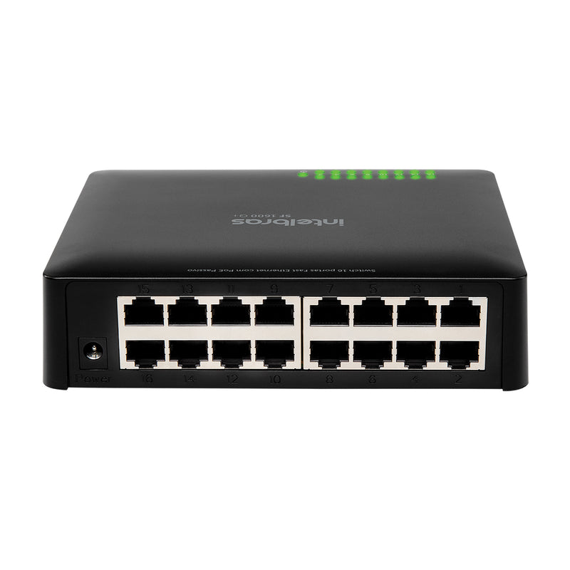 Switch 16 Portas Fast 10/100 Ethernet Sf 1600 Q+ 4760033