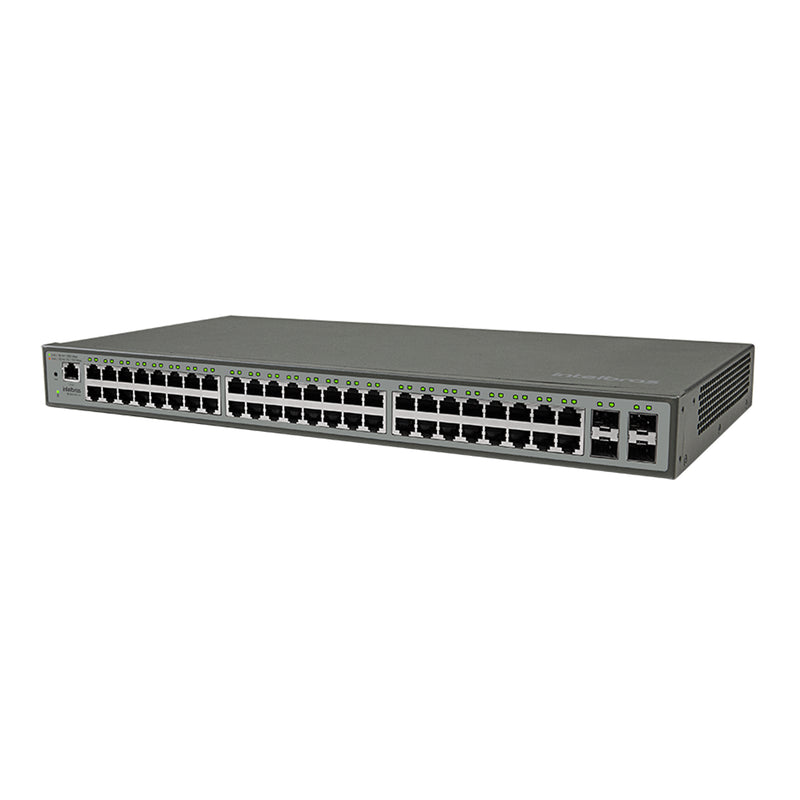 Switch Gerenciavel 48 Portas Gigabit 10/100/1000 + 4 Portas Gbic Sg 5204 Mr L2+ 4760046