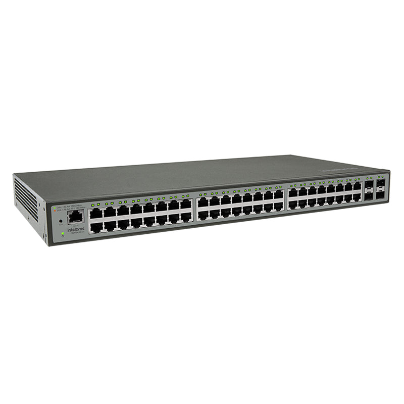 Switch Gerenciavel 48 Portas Gigabit 10/100/1000 + 4 Portas Gbic Sg 5204 Mr L2+ 4760046