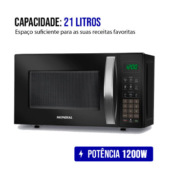 Micro-ondas 21l Mondial Mo-01-21 - 5615-02