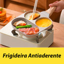 Frigideira Antiaderente Ovo 3 Em 1 Divisorias Cor: Bege