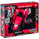 Carrinho Controle Remoto Megaformers Neptune R/c 1:18 Vermelho