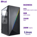 Computador B500 Quad Core I5 3470 3.20ghz Memória 8gb Ddr3 Ssd 256gb Fonte 200w  Linux Ubuntu