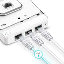 Access Point Wi-fi 6 Gigabit Ax1800 Montavel Em Parede Eap615 Wall Smb