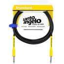 Cabo De Guitarra Samurai 0,30 Mm Conector P10/p10 15ft 4,57 Metros Preto
