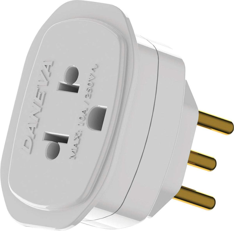 Adaptador Universal 3 Pinos 2p+t 10a/250v Branco Dn1661 - PC / 12