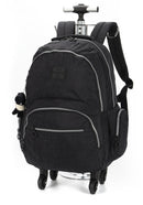 Mochila Infantil Juvenil De Rodinhas 360° Preta Up4you