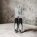 Abridor De Lata Aço Inox Manivela Forte Robusto  Cor:preto