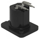 Conector Xlr Macho Painel Plástico Preto Storm 20 Un