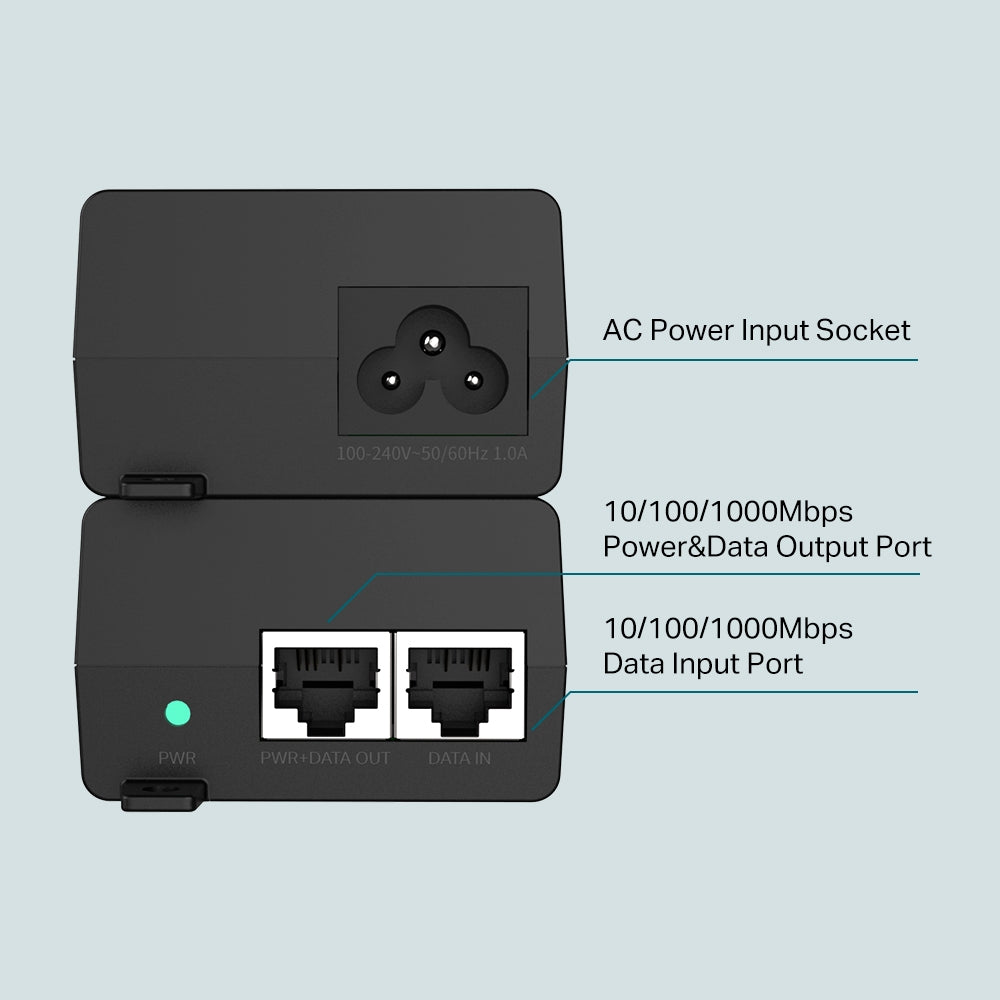 Injetor Poe+ Tl-poe160s Smb